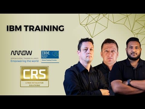 CRS IBM Training Webinar: Enhance Your Cybersecurity Skills