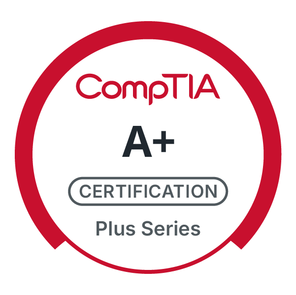 A+ Core 1 & 2 badge